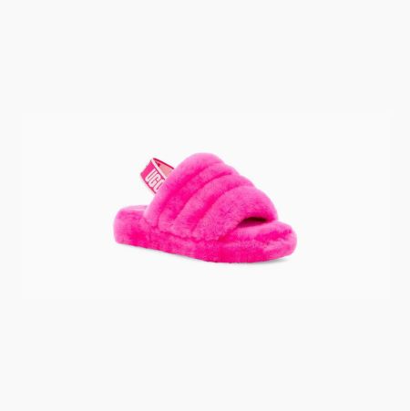 UGG Fluff Yeah Rose Slides for Kids (WODR04389)